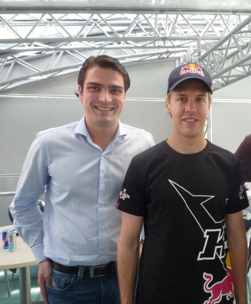 JPB mit Sebastian Vettel Dr. Jan Philipp Burgard